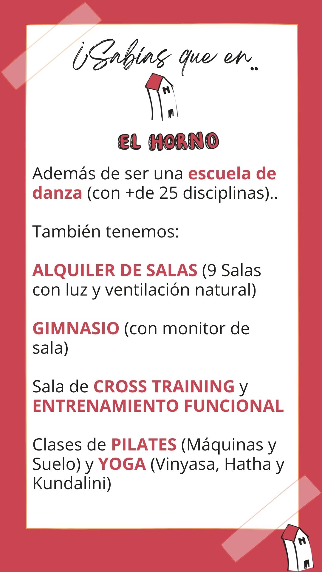 ¿Qué puedes encontrar en El Horno?